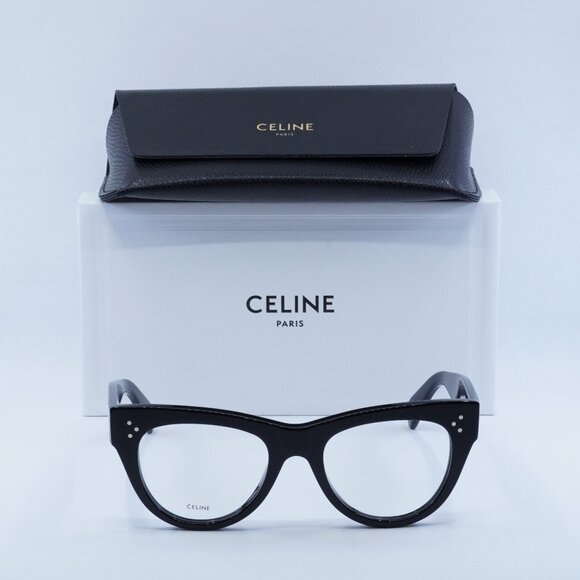 Final Price! Celine CL5003IN 001 Black Eyeglasses - Picture 2 of 10